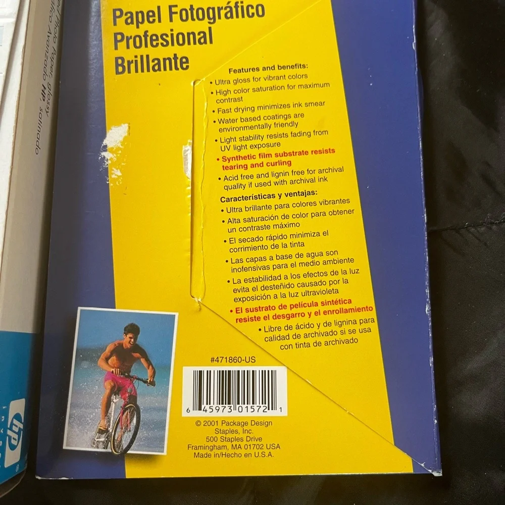 New HP Photo Paper Set